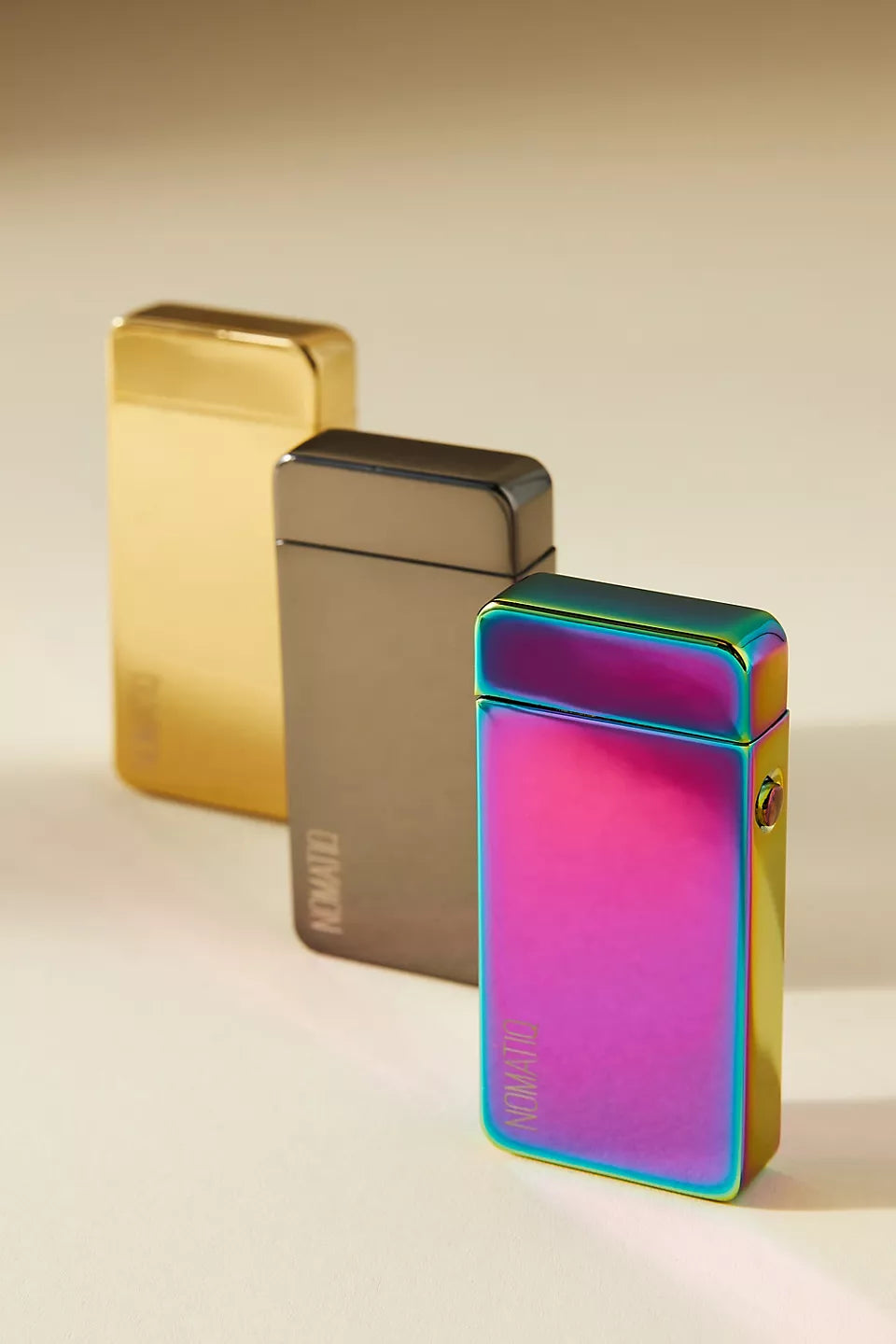 Golden Dual Arc Lighter