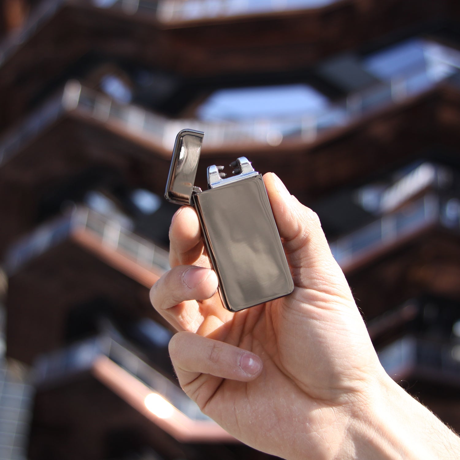 Black Dual Arc Lighter