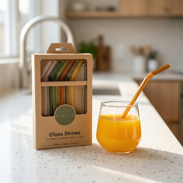 Reusable Glass Straws