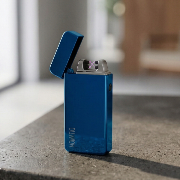 Blue Dual Arc Lighter