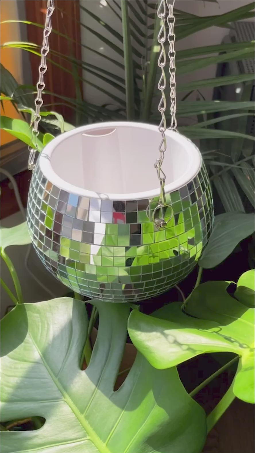 Disco Ball Planter