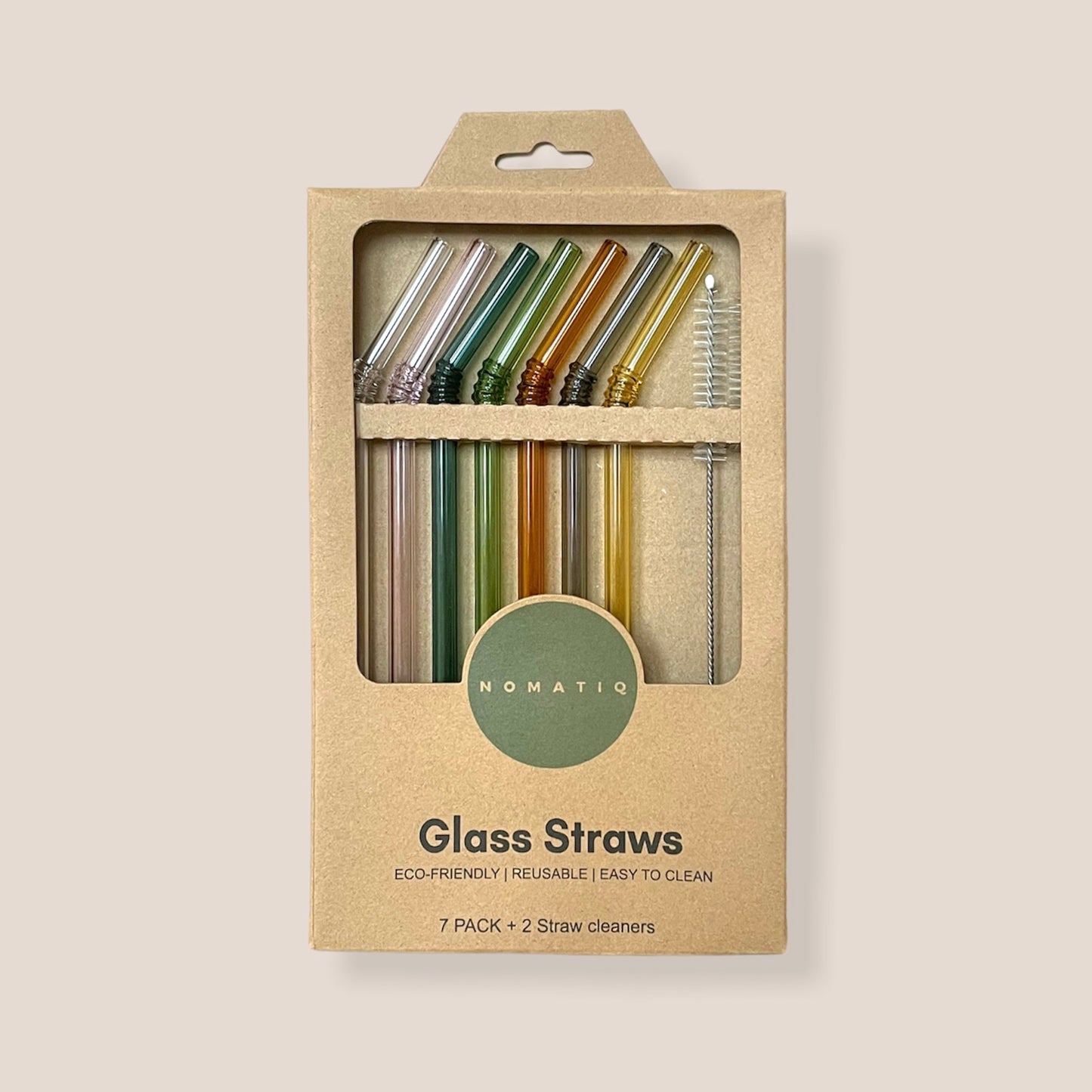 Reusable Glass Straws – Nomatiq Co.