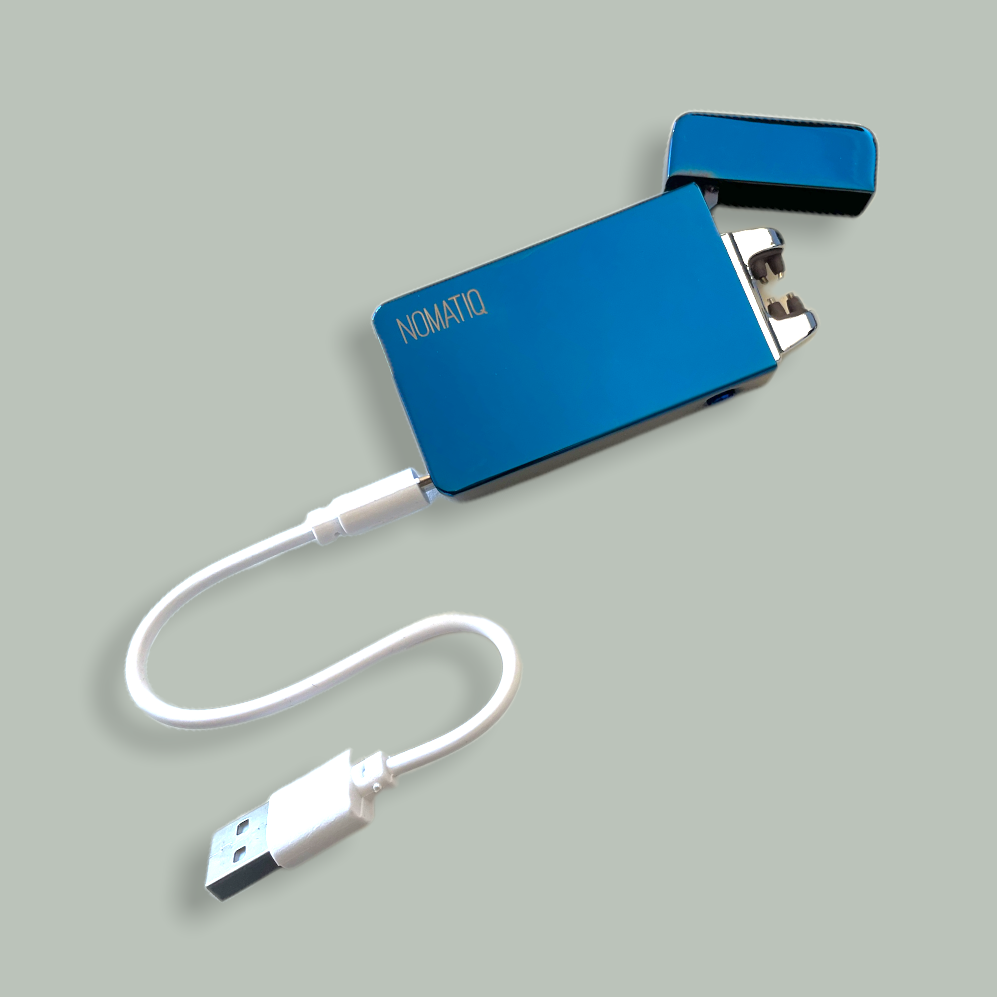 Blue Dual Arc Lighter